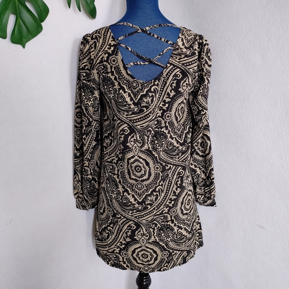 Blu Pepper Boho Paisley Sheath Dress - Picture 4 of 8